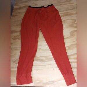 Cozy Red Joggers